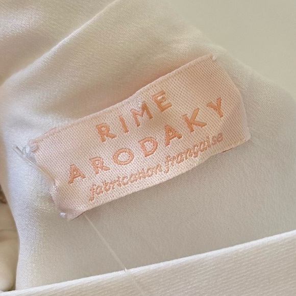 RIME ARODAKY Halcyon Tulle High Low Bridal Dress White Sz S - Picture 5 of 7